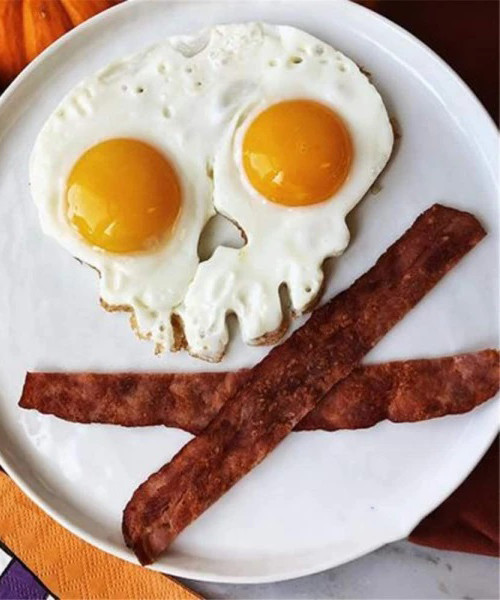 Food Grade Silicone Skull Shaped Egg Frying Mold